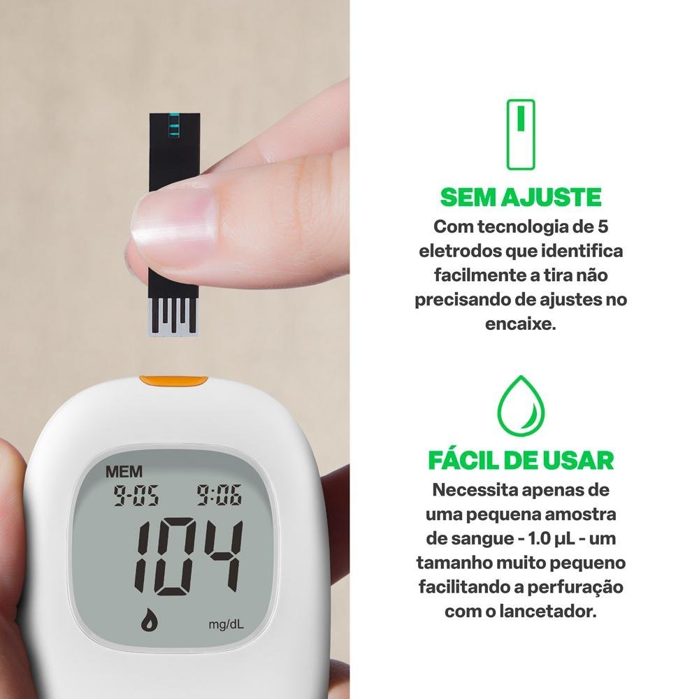 Monitor De Glicemia Glicocheck Care