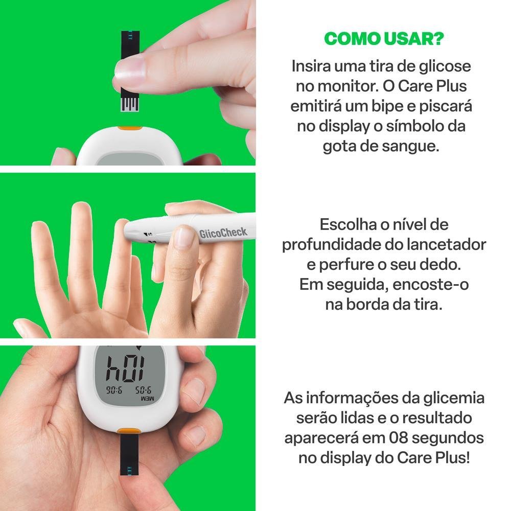 Monitor De Glicemia Glicocheck Care
