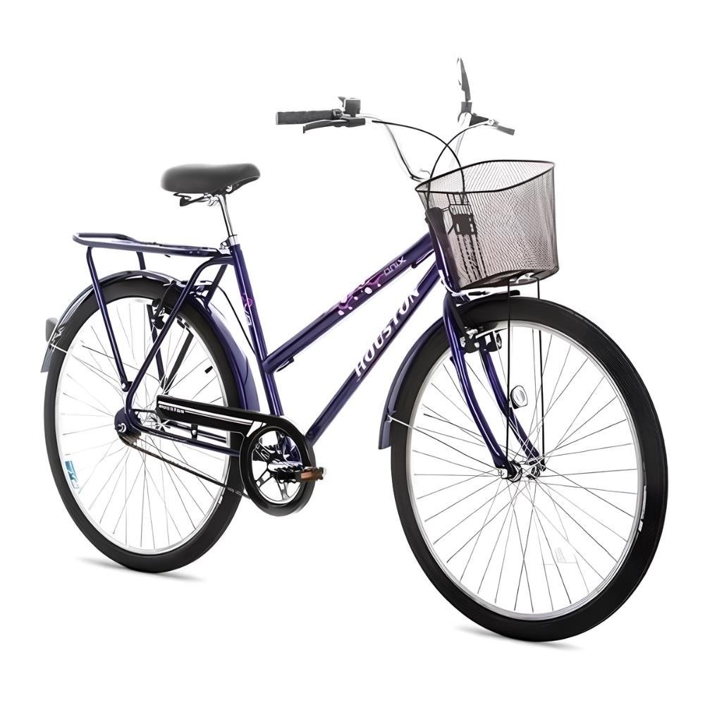 Bicicleta A26 Cesto Houston Onix Vb 1v Violeta