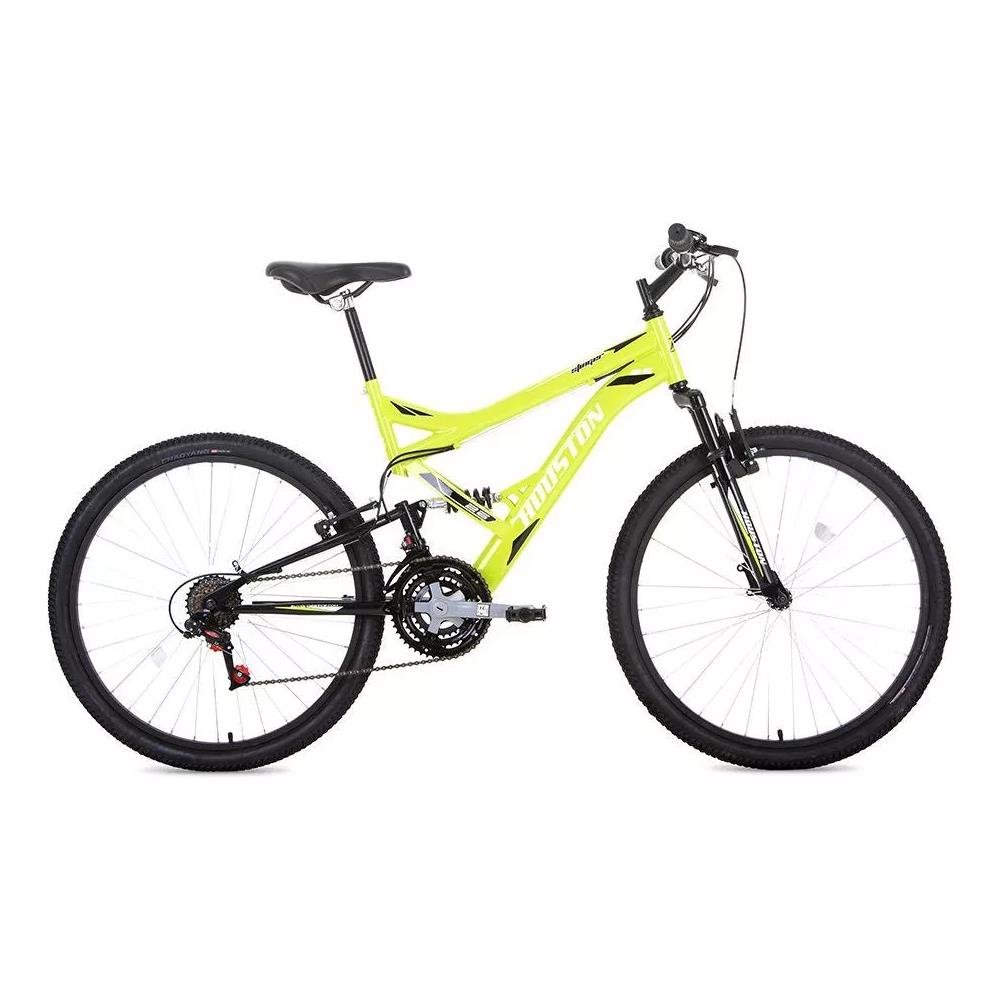 Bicicleta A26 Aero Houston Stinger Vb 21v Shimano Tras Laranja Metalico Preto
