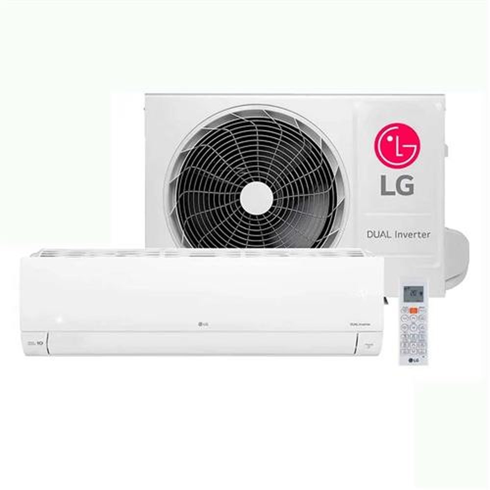 Ar Condicionado Split Hi Wall Inverter LG Dual Compact +IA R-32 18000 BTU/h Frio S3NQ18KLQAL.EB2GAM1- 220 Volts Ar Condicionado Split Hi Wal