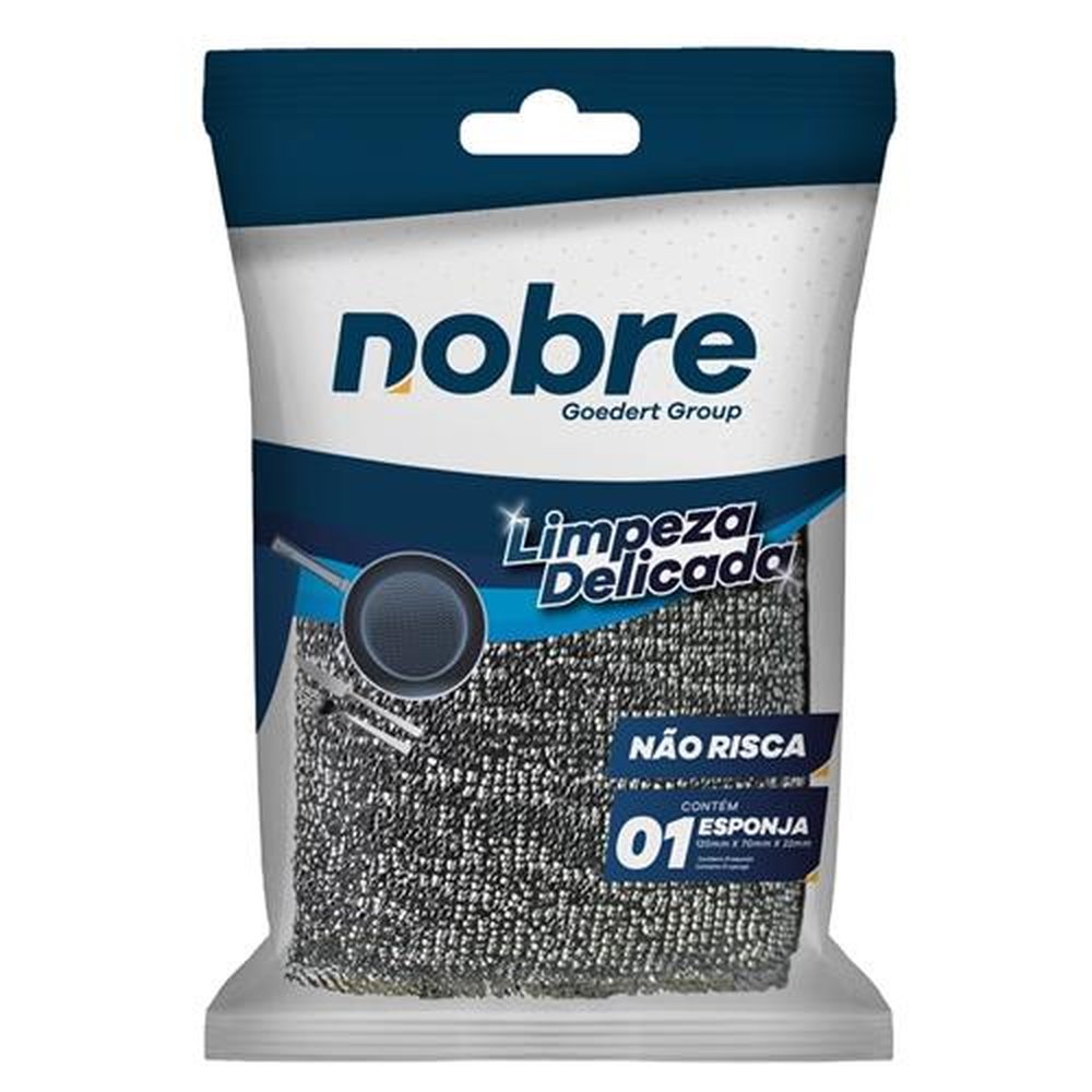 Esponja Limpeza Delicada Não Risca Poliester E Poliuretano Max Nobre