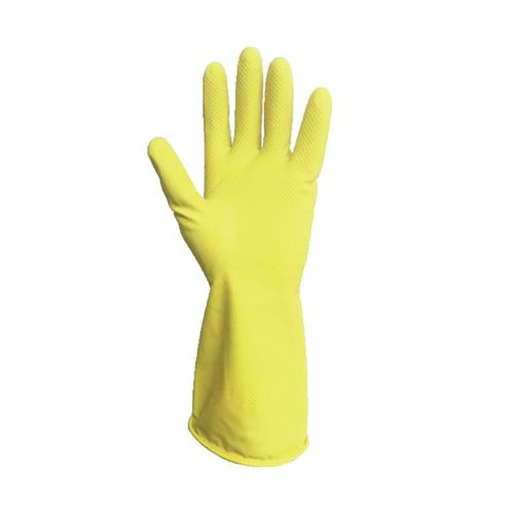 Luva De Borracha Latex SL 01 Grande Amarela Nobre