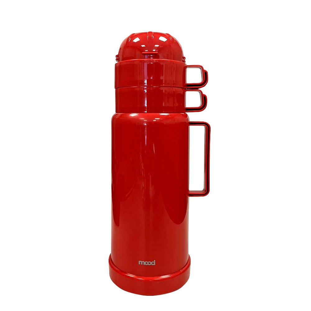 Garrafa Termica Com 2 Xicaras 1L Vermelho Mood