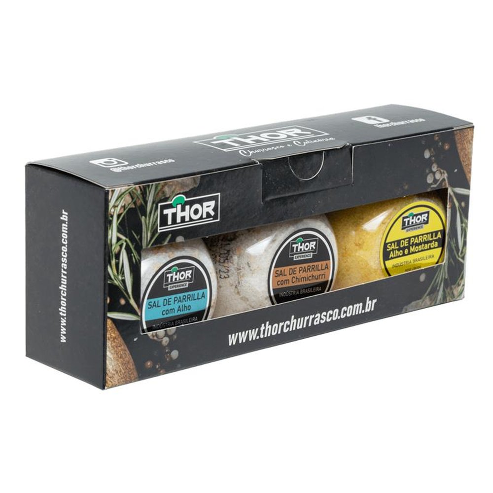 Caixa Presente Tripla Experience Parrilla 04 THOR de 75g