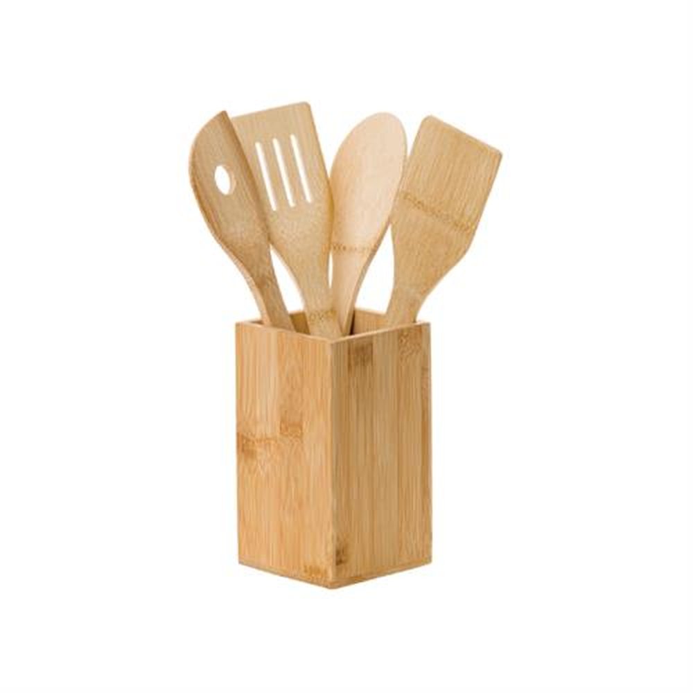 OLD-Suporte Utensílios Bambu Plasvale