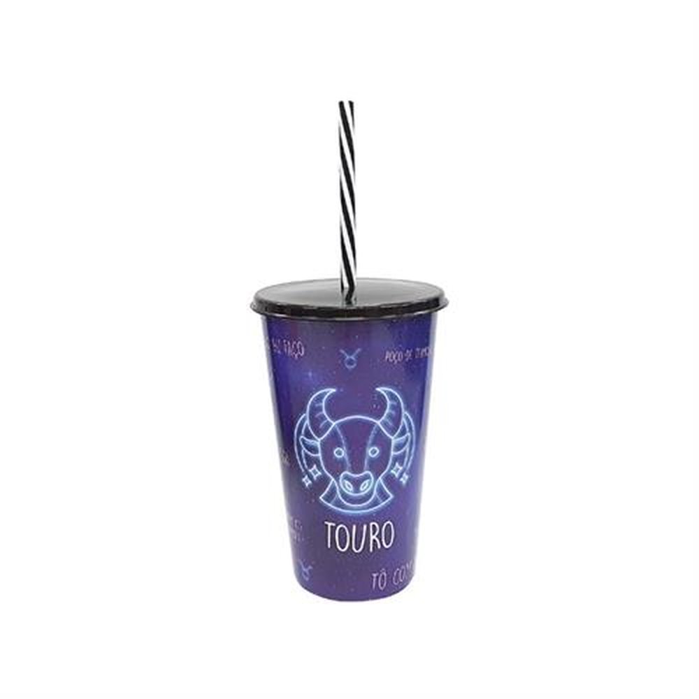 OLD-Copo Signos do Zodíaco 500ml Plasvale - Variado