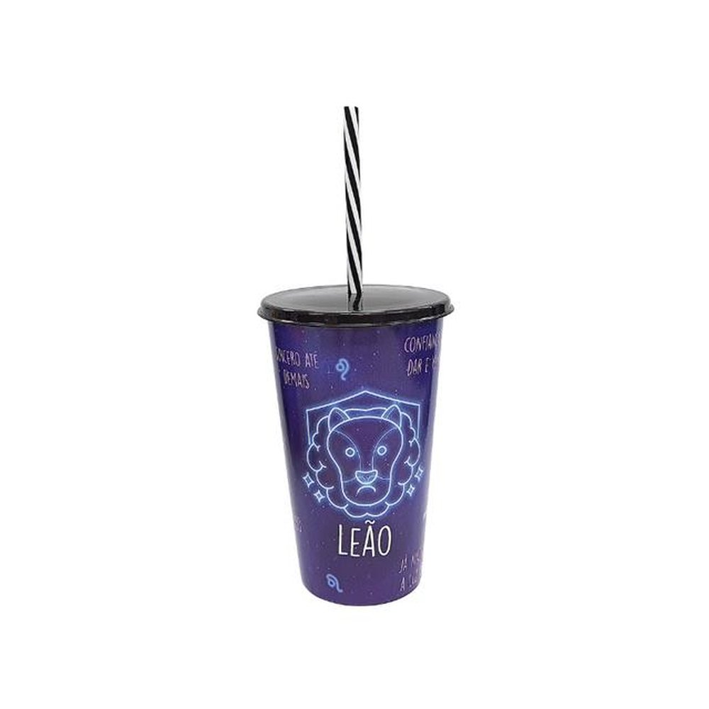 OLD-Copo Signos do Zodíaco 500ml Plasvale - Variado