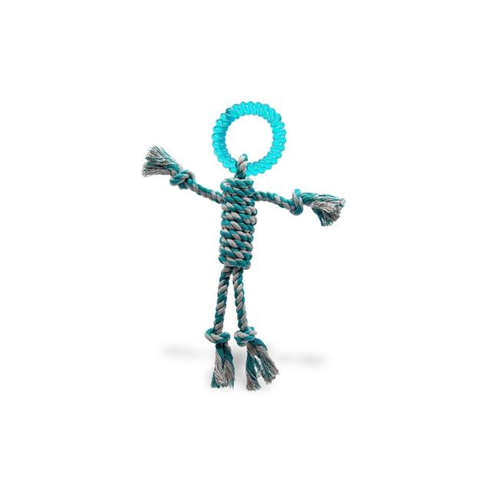 OLD-Mordedor Boneco Com Corda Plasvale - Cores Sortidas