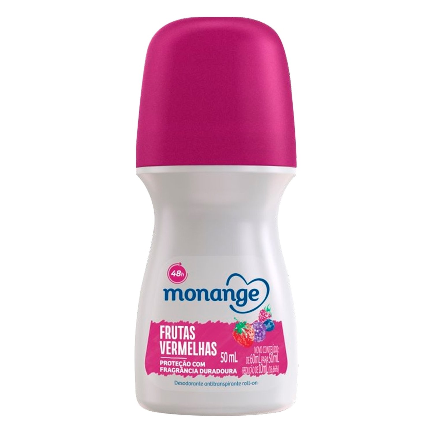 Desodorante Monange Roll-On Frutas Vermelhas 50ml