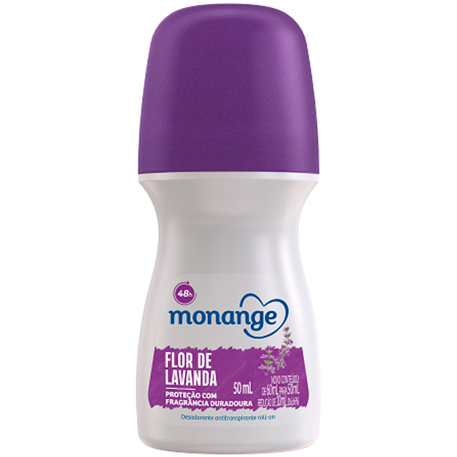 Desodorante Monange Roll-On Flor de Lavanda 50ml