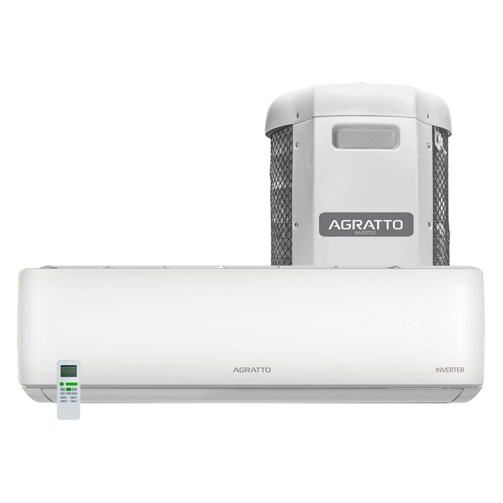 Ar Condicionado Split 24.000 BTUs Agratto LCST24F Liv Top - Inverter, Ciclo Frio, Branco, 220V