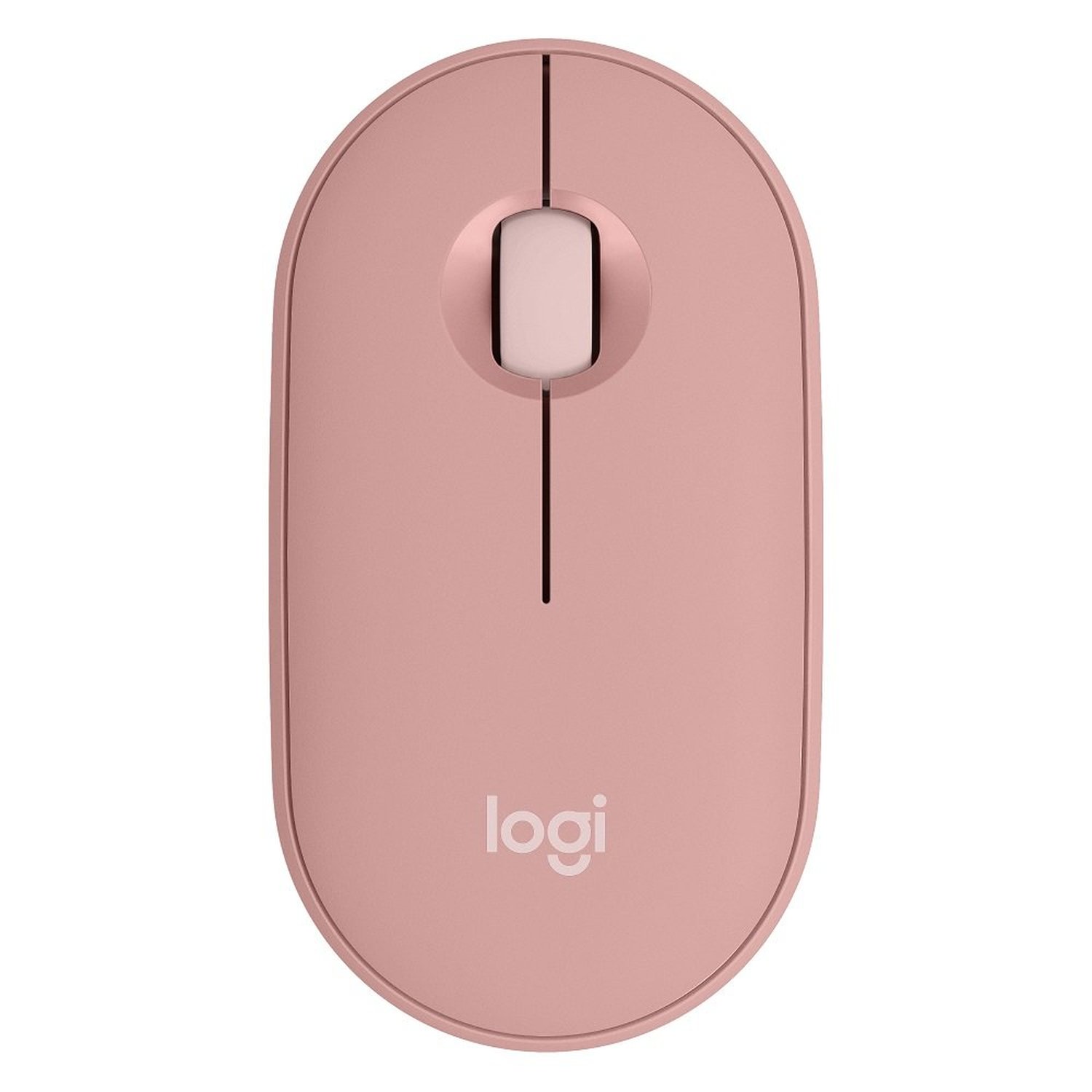 Mouse Sem Fio Logitech Pebble 2 M350s, Usb Logi Bolt Ou Bluetooth E Pilha Inclusa, Com Clique Silencioso, Rosa- 910-007048