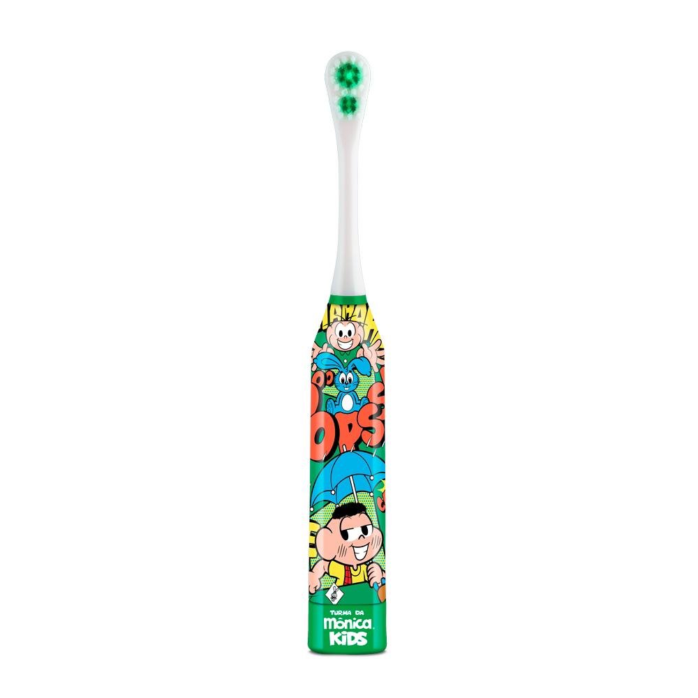 Escova Eletrica Sonica Infantil Kids Health Pro Cebolinha Turma da Monica - HC271