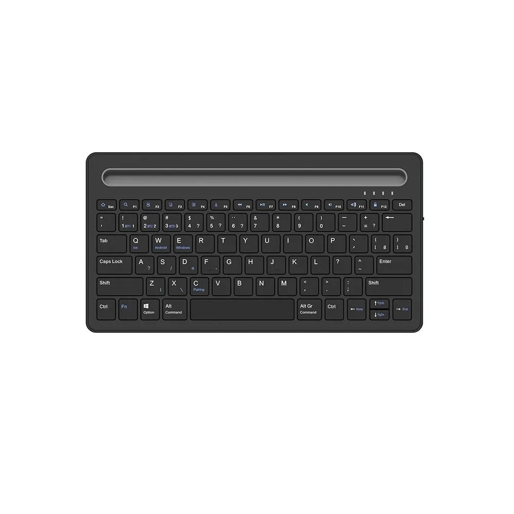 Teclado Bluetooth Xk100 Ra040, Multi-Dispositivo, Preto, Rapoo