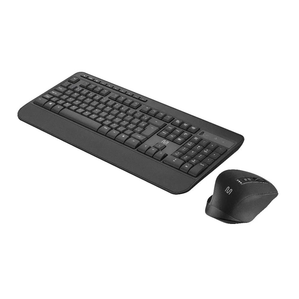 Teclado+Mouse Bluetooth, Ergonomico, Sillencioso, Tc301, Preto, Multilaser