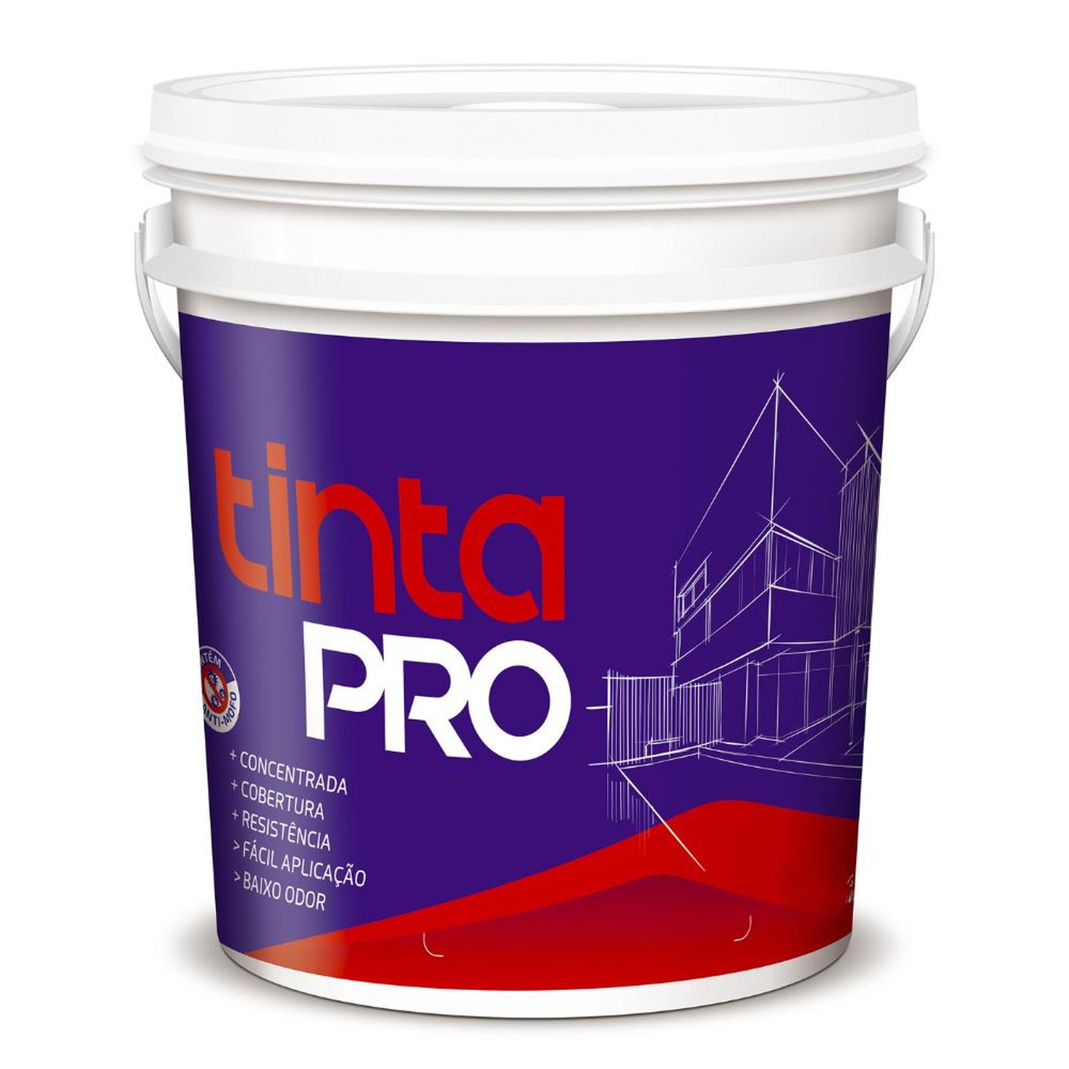 Tinta Acrilica Semi Brilho 15L Pro Melancia