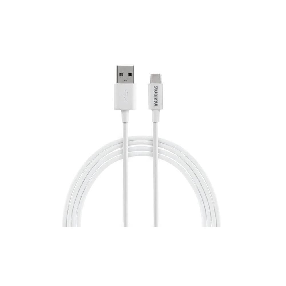 Cabo Usb-C 1,2M Pvc Branco Intelbras Euac 12Pb