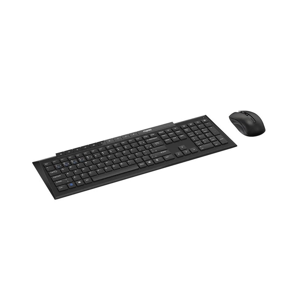 Teclado+Mouse Bluetooth 8200m Ra038, Abnt2, Preto, Rapoo