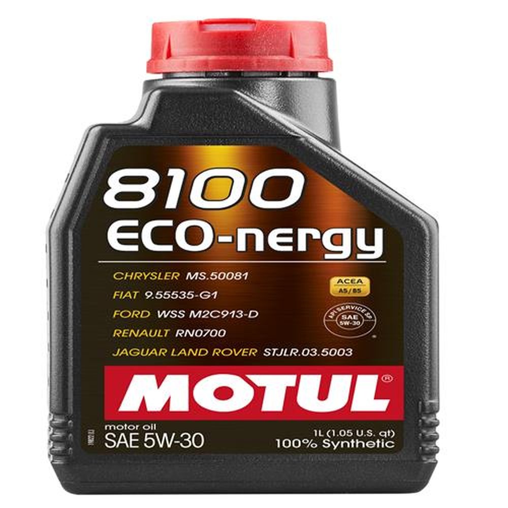 Óleo de Motor 100&#37; Sintético Motul 8100 Eco-Nergy 5W30 1 Litro