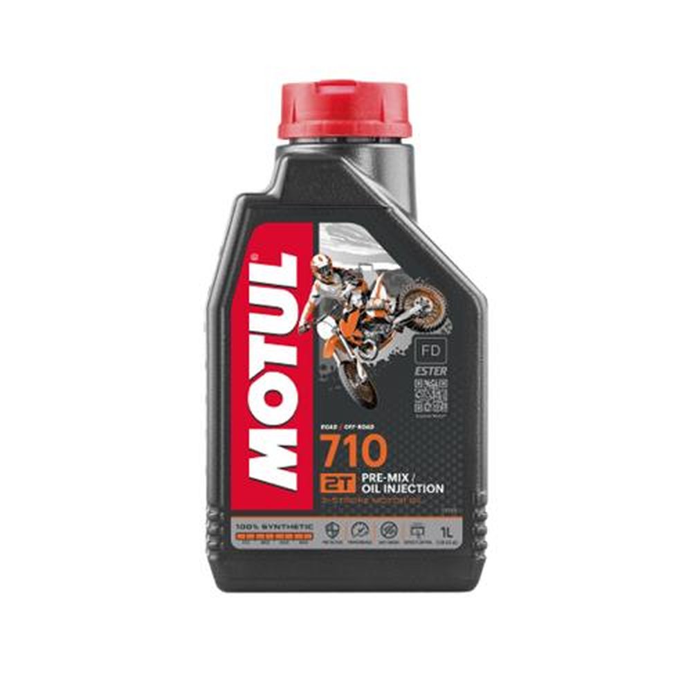 Óleo de Motor 2 Tempos 100% Sintético Motul 710 1 Litro