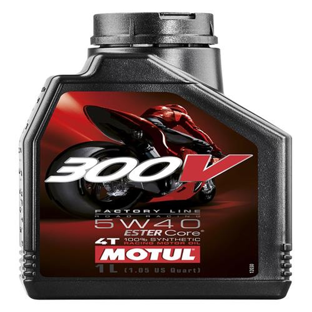 Óleo de Motor 100% Sintético Motul 300V Fl Road Racing 5W40 4 Litros