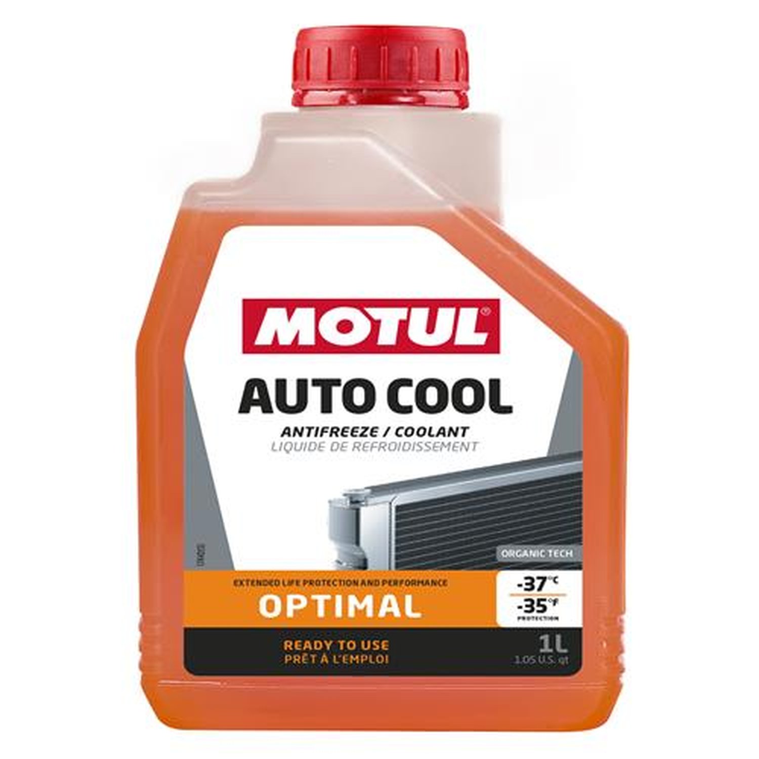 Auto Cool Optimal -37°C Líquido de Arrefecimento Motul 1 Litro