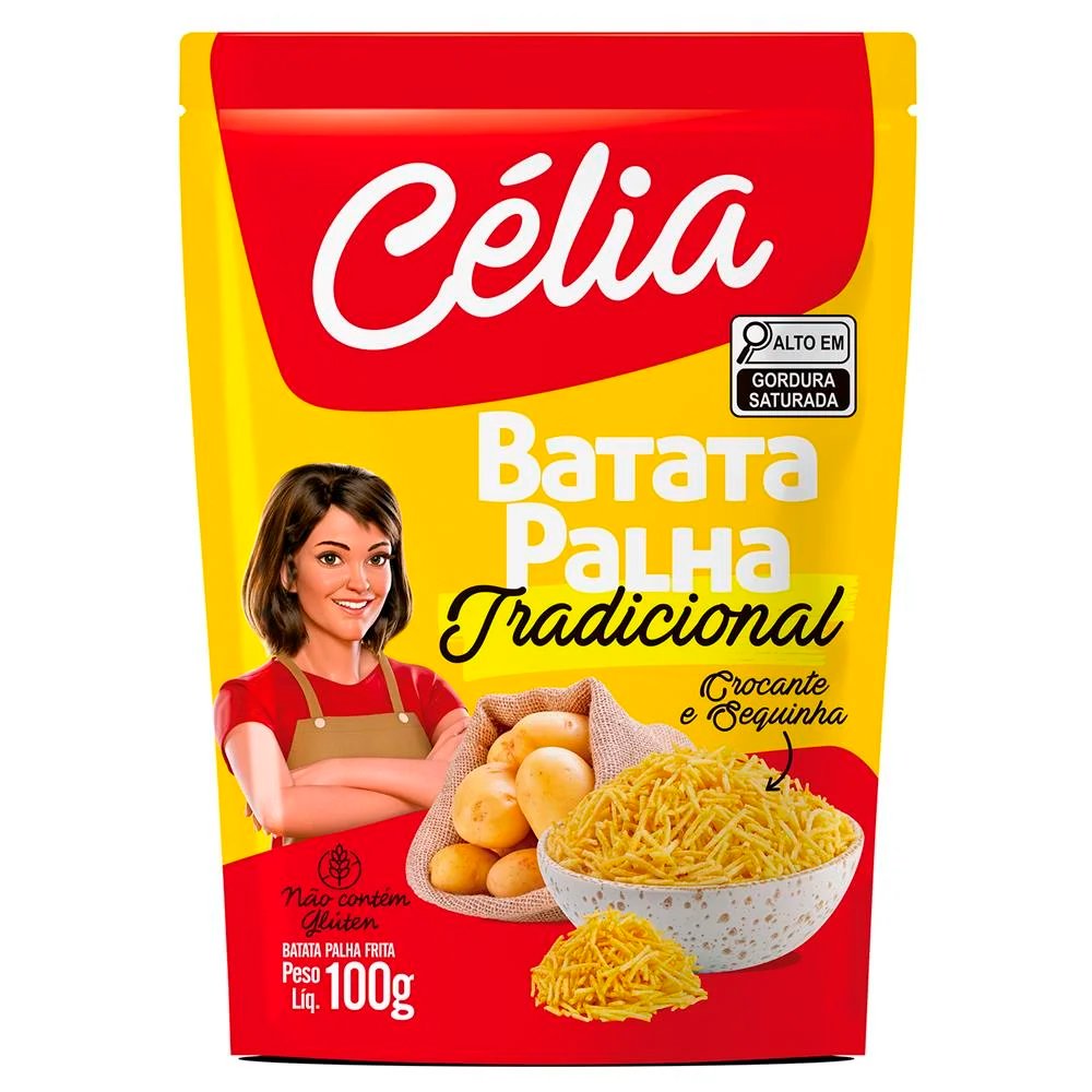 Batata Palha Tradicional 100G Celia