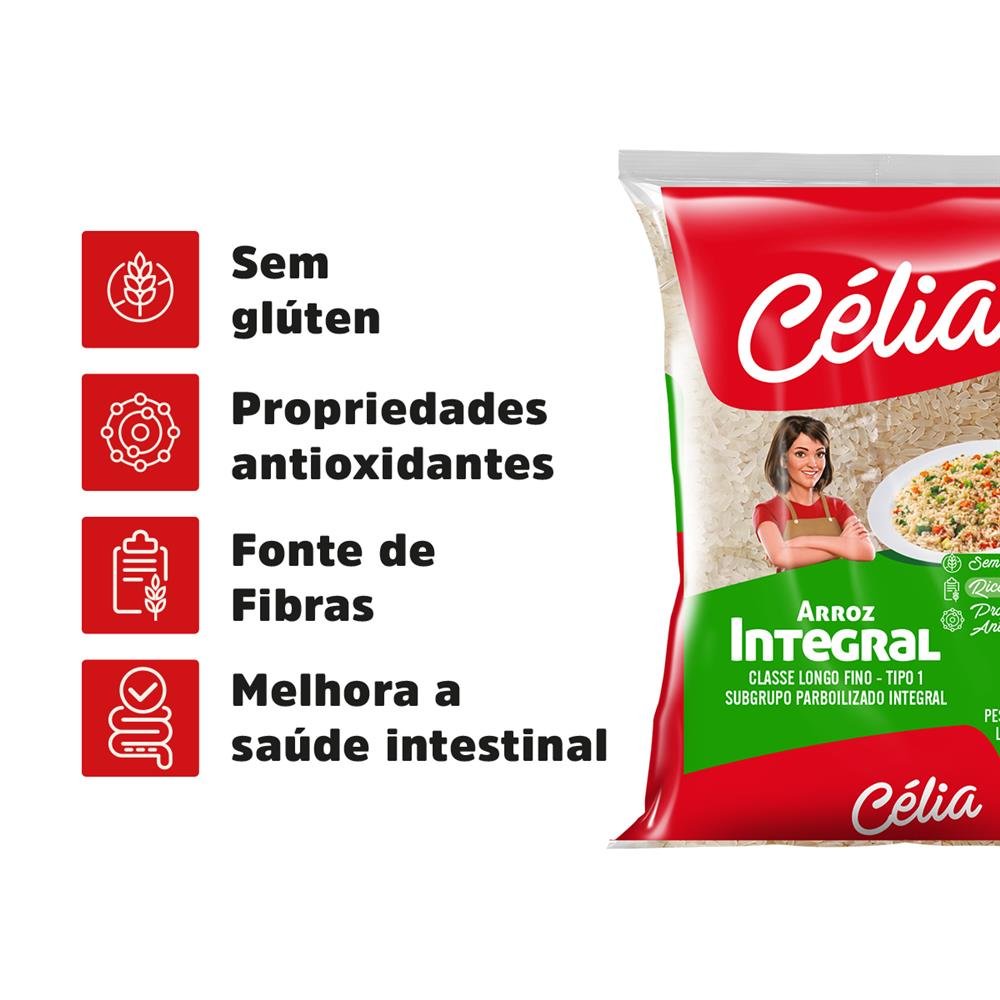Arroz Célia Integral 10x1 Kg