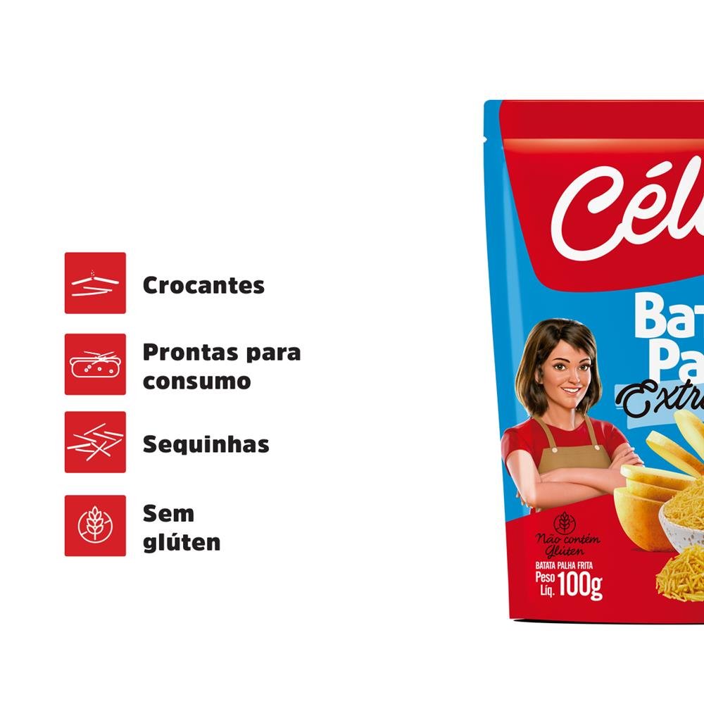 Batata Palha Célia Extra Fina 20x100g