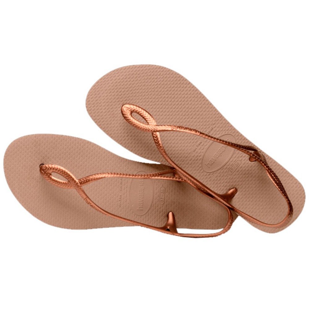 Chinelo Havaianas Luna (33-40) - Rose Gold Rose Gold 5282 Com 12 pares