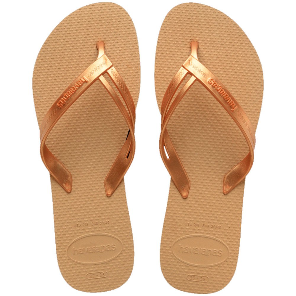 Chinelo Havaianas Elegance (33-40) - Dourado 0570 Com 12 pares