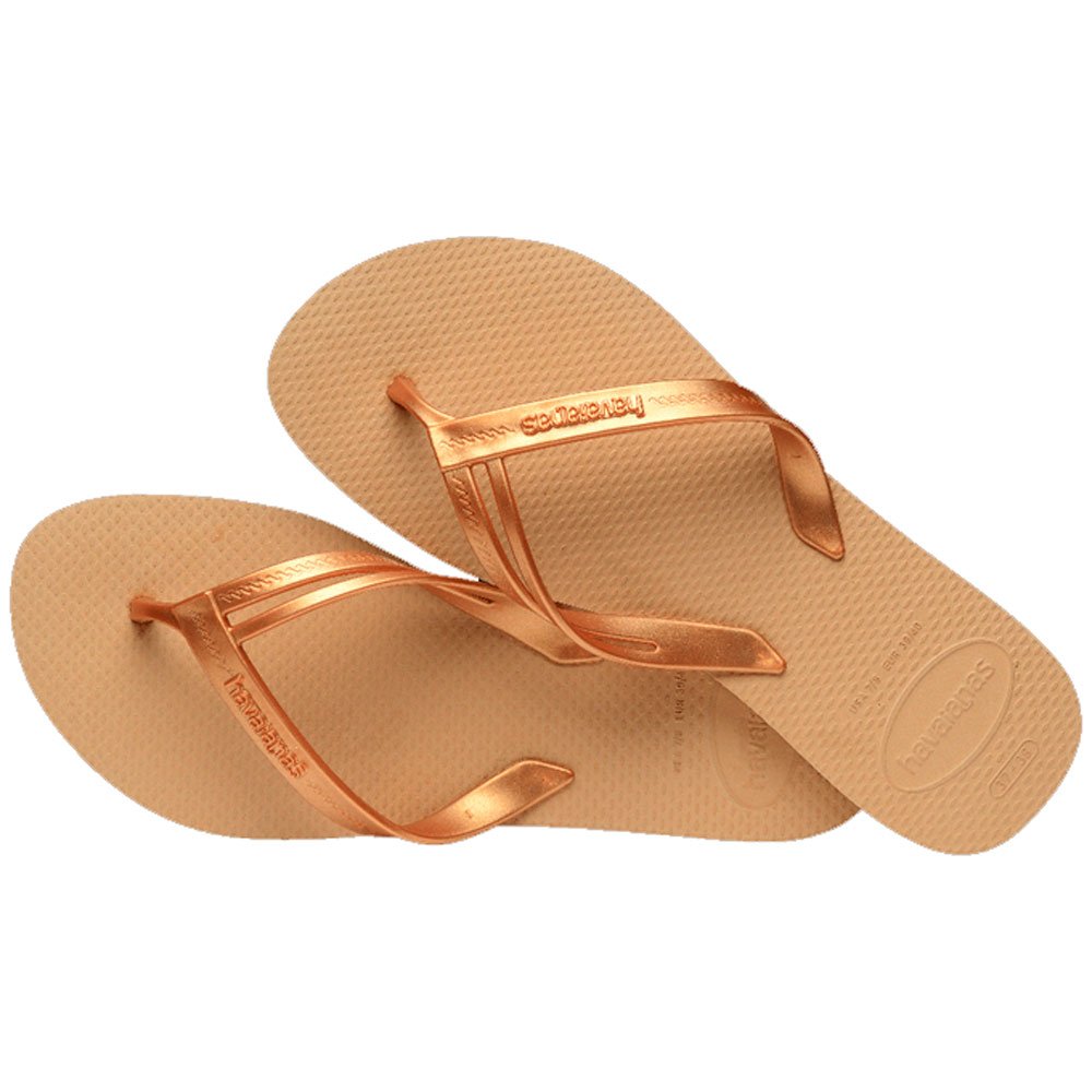 Chinelo Havaianas Elegance (33-40) - Dourado 0570 Com 12 pares