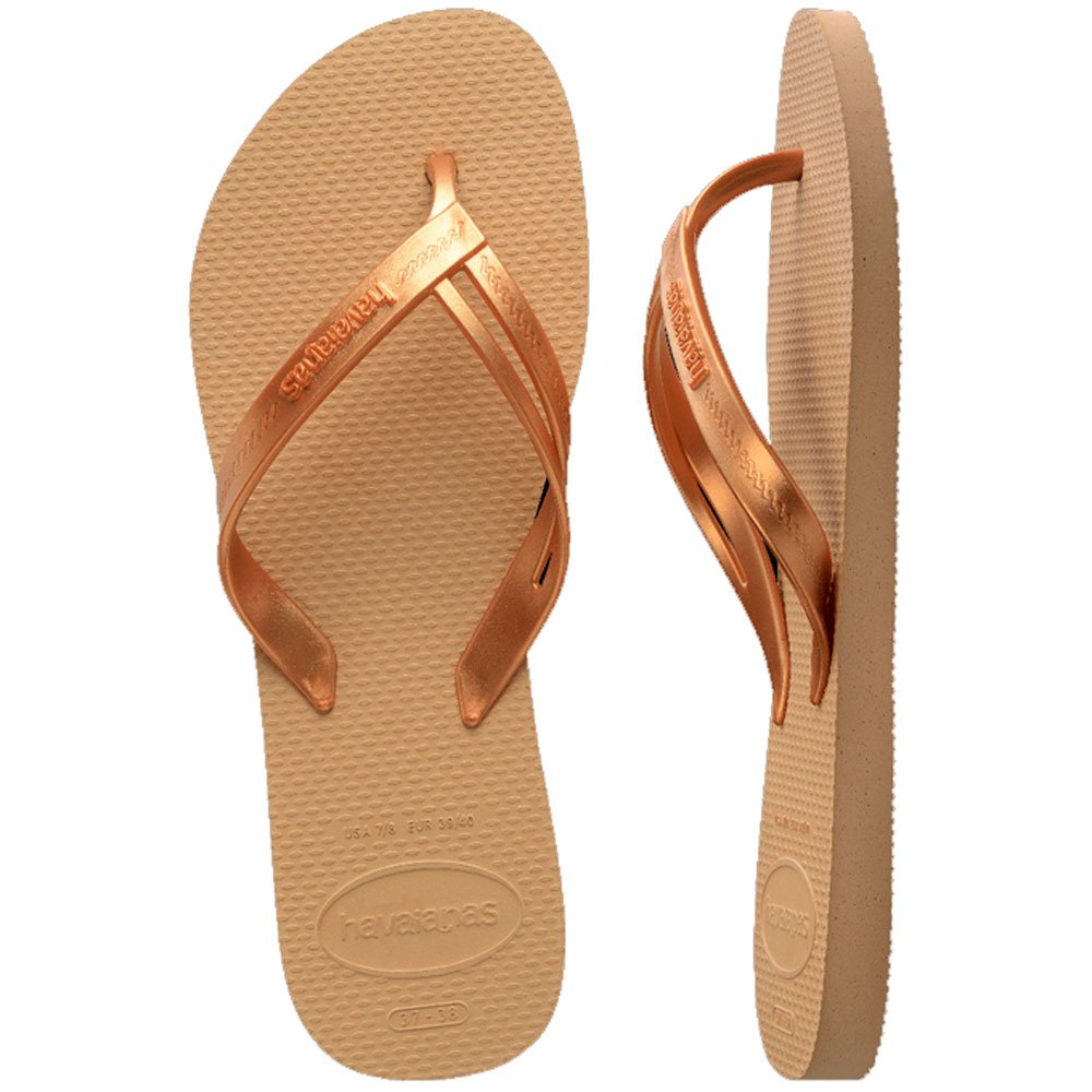 Chinelo Havaianas Elegance (33-40) - Dourado 0570 Com 12 pares