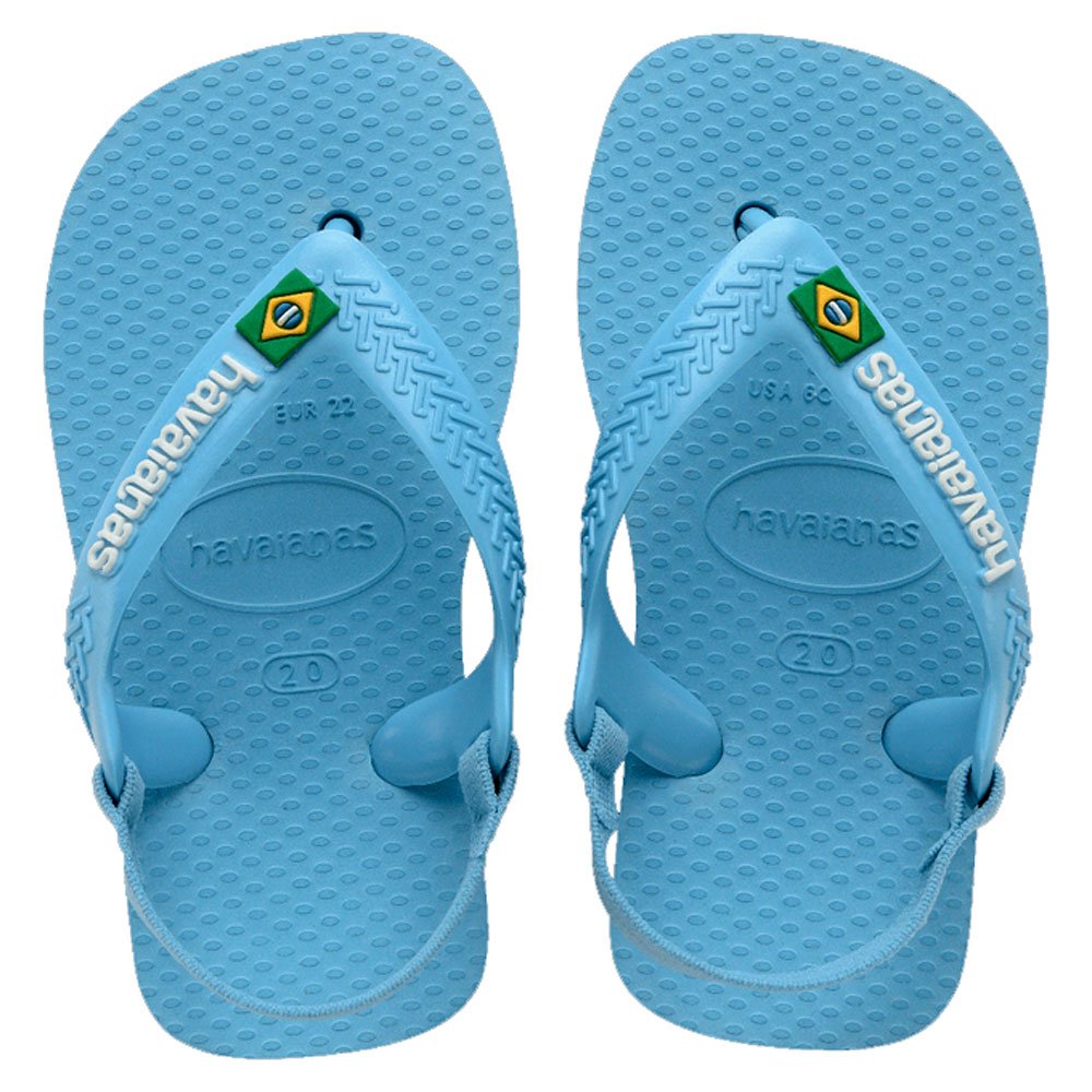 Chinelo Havaianas Baby Brasil Logo (Nº21) - Azul Lavanda 1056 Com 12 pares