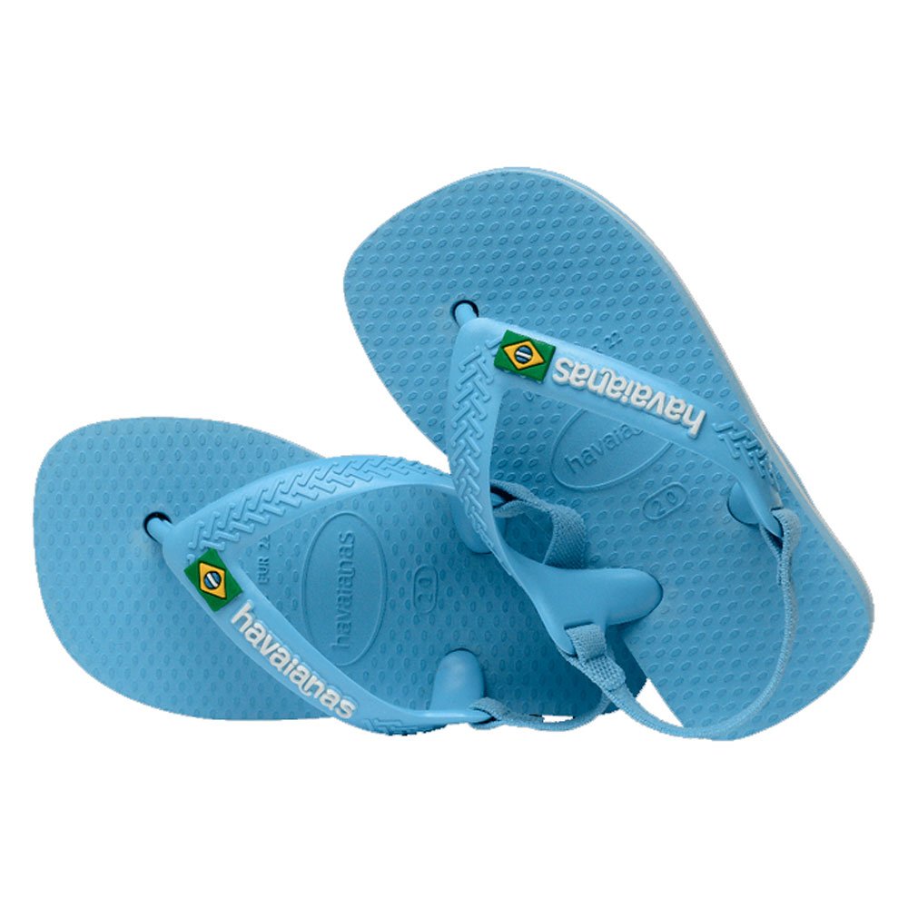 Chinelo Havaianas Baby Brasil Logo (Nº21) - Azul Lavanda 1056 Com 12 pares
