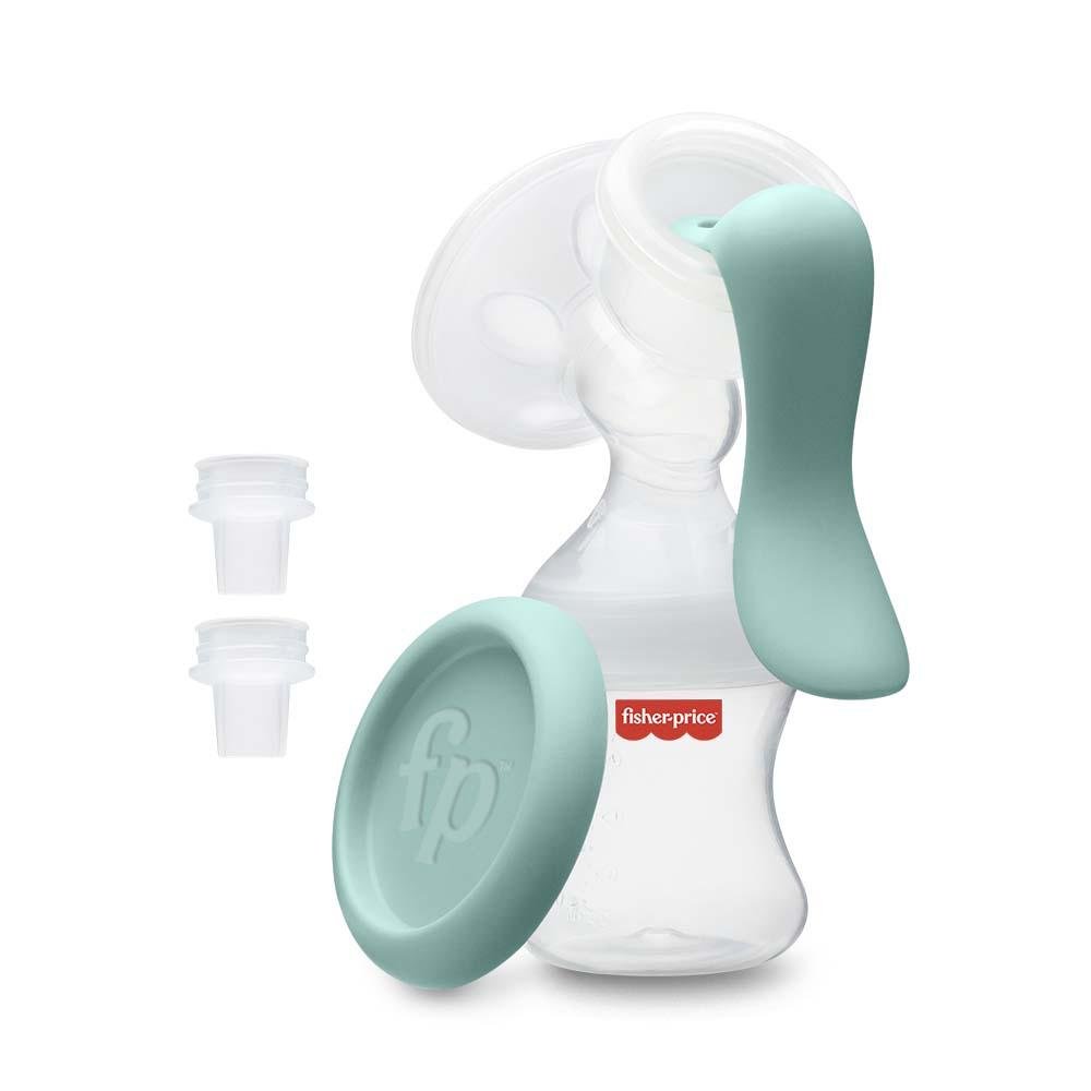 Extrator de Leite Materno Manual Branco e Verde 130ml Fisher Price - BB321