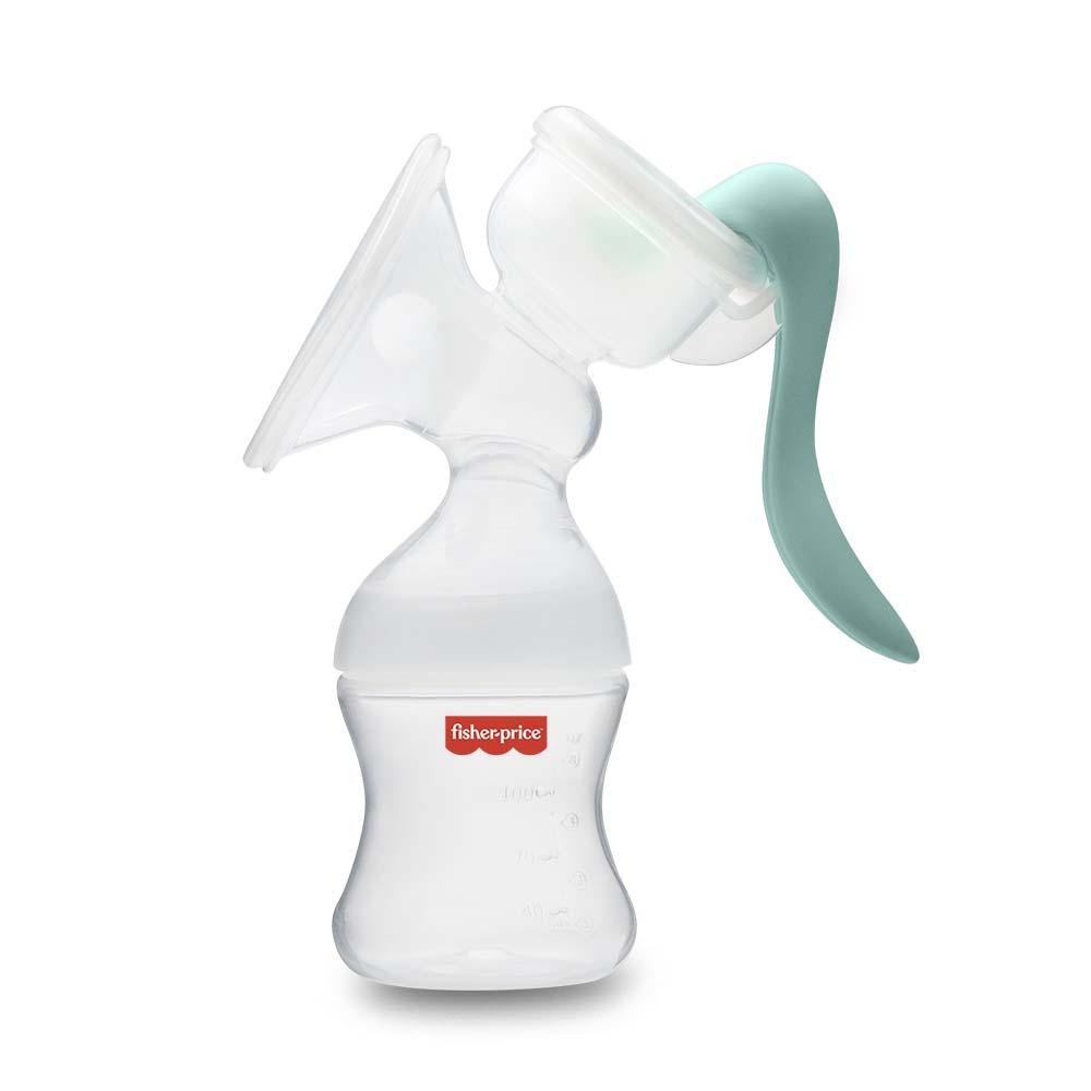 Extrator de Leite Materno Manual Branco e Verde 130ml Fisher Price - BB321
