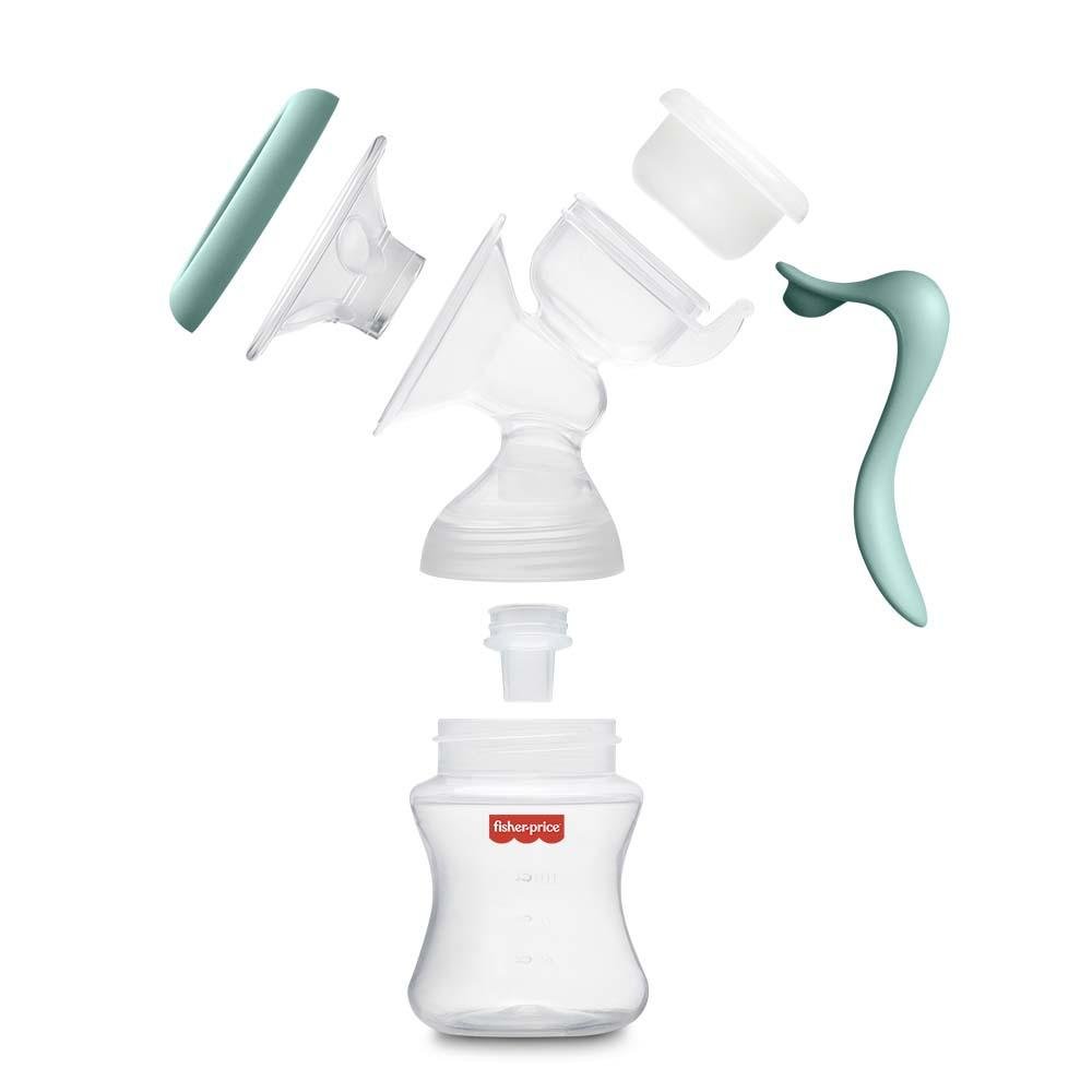 Extrator de Leite Materno Manual Branco e Verde 130ml Fisher Price - BB321