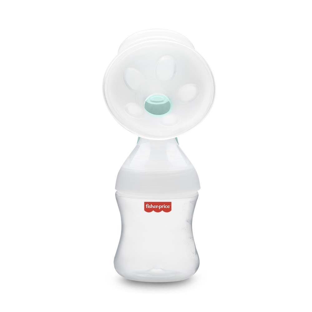 Extrator de Leite Materno Manual Branco e Verde 130ml Fisher Price - BB321