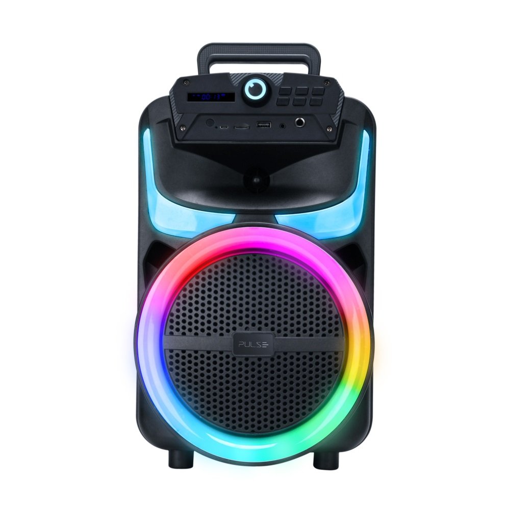 Caixa Amplificada 250w Pulse Burst, Bluetooth, Fm, Usb, Cartão De Memoria, Aux, Sp402