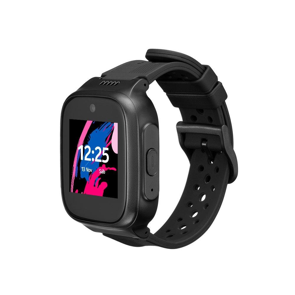 KidWatch Infantil Multi 4G + Wi-Fi com Chamada por voz e video + Controle Parental + Localização GPS - Preto - P9203