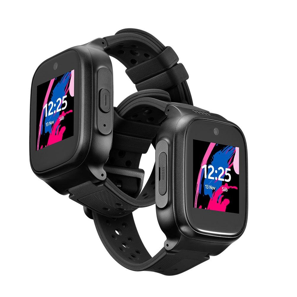 KidWatch Infantil Multi 4G + Wi-Fi com Chamada por voz e video + Controle Parental + Localização GPS - Preto - P9203