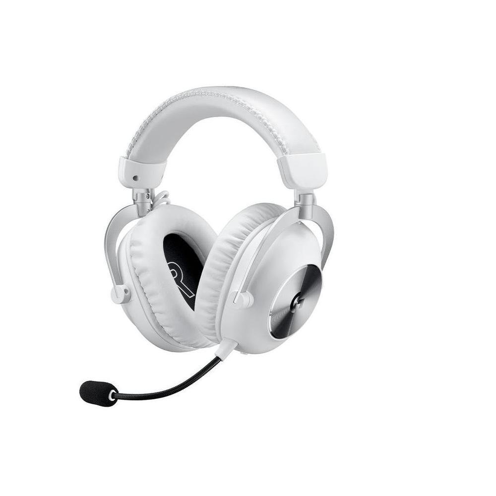 Headset Gamer Sem Fio Logitech G Pro X 2 Lightspeed, Driver 50mm, Bluetooth, USB e 3.5mm, para PC, Playstation e Switch, Branco - 981-001268.