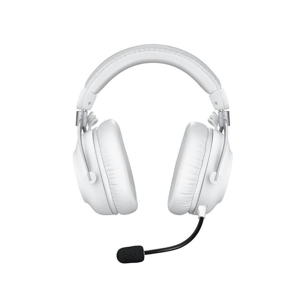 Headset Gamer Sem Fio Logitech G Pro X 2 Lightspeed, Driver 50mm, Bluetooth, USB e 3.5mm, para PC, Playstation e Switch, Branco - 981-001268.