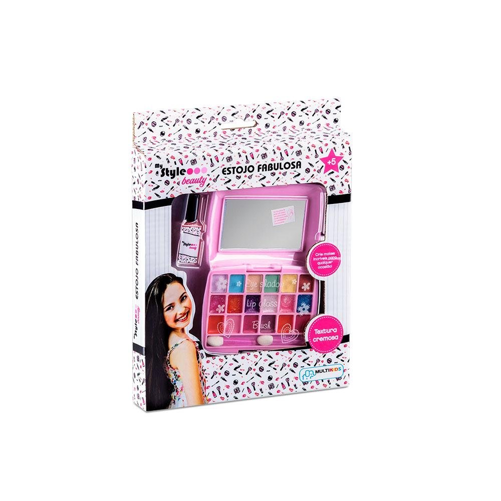 Estojo de Maquiagem Infantil My Style Beauty Estojo Fabulosa +5 Anos Multikids - BR1331