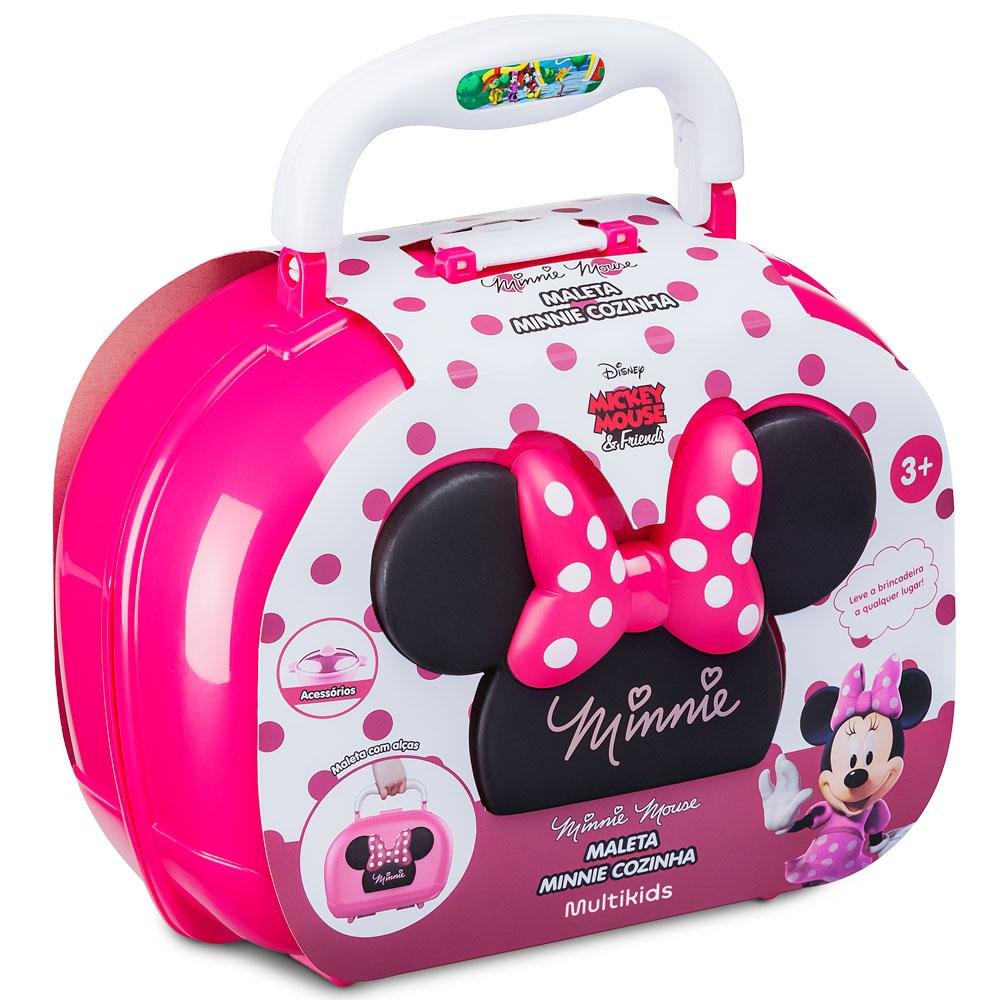 Maleta Minnie Cozinha com 10 Acessorios Multikids - BR1568