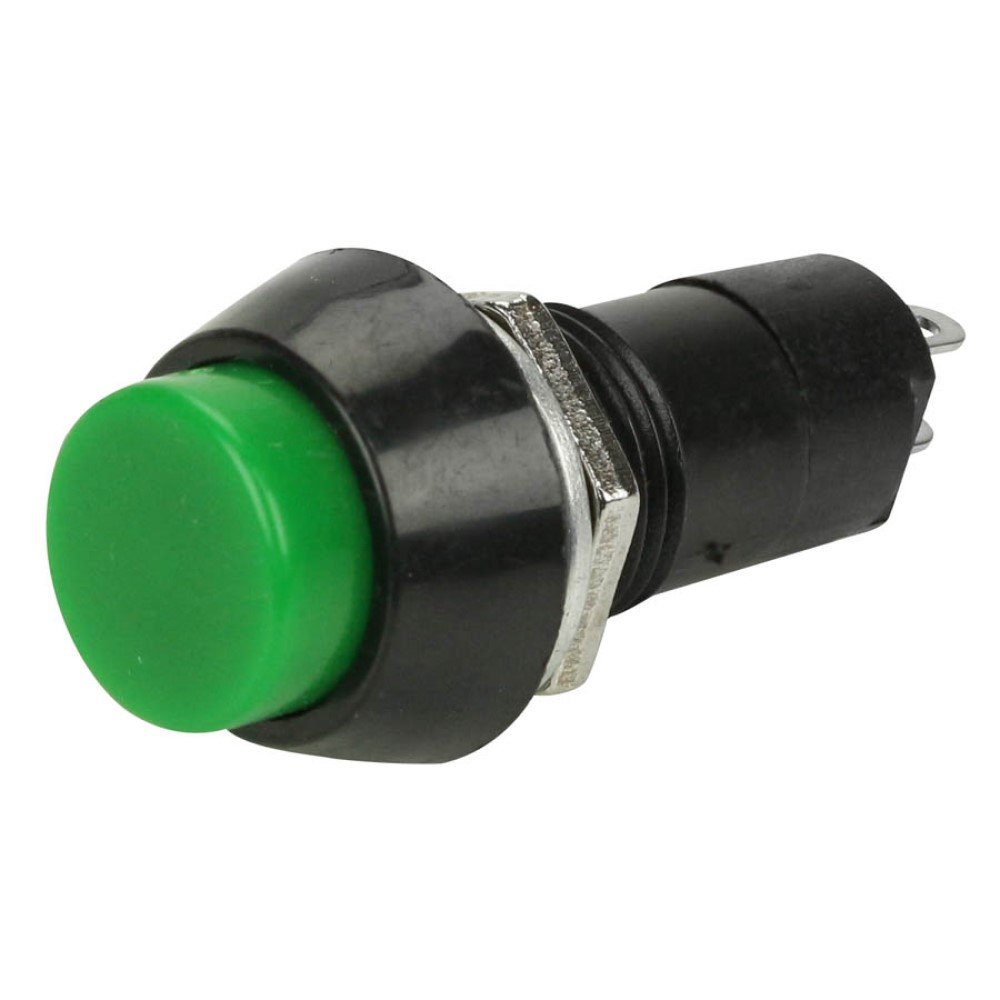 Chave Push Button 2 Terminais N/A Psb-11b Verde - 10 Unidades - ChipSCE