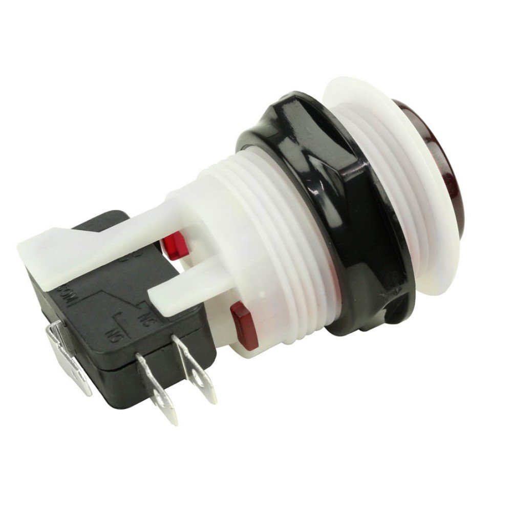 Chave Push Button Psb-29 Para Fliperama Vermelho - 10 Unidades - ChipSCE