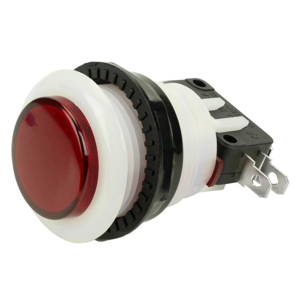 Chave Push Button Psb-29 Para Fliperama Vermelho - 10 Unidades - ChipSCE